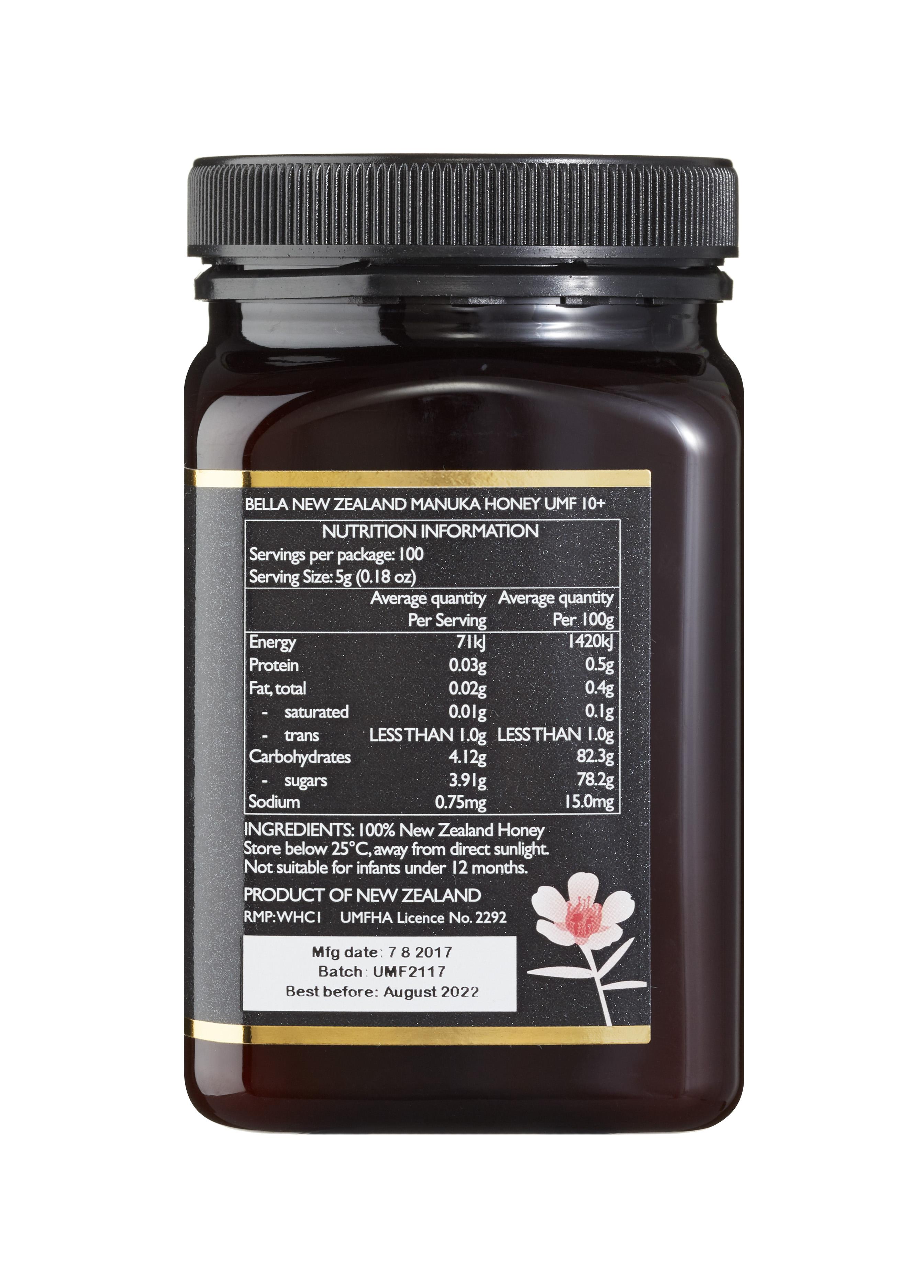 ベラマヌカハニーUMF20 500g : 商品一覧 : マヌカハニー株式会社